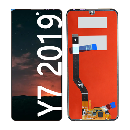 Huawei Y7 2019 Compatible Replacement LCD Touch Screen Black
