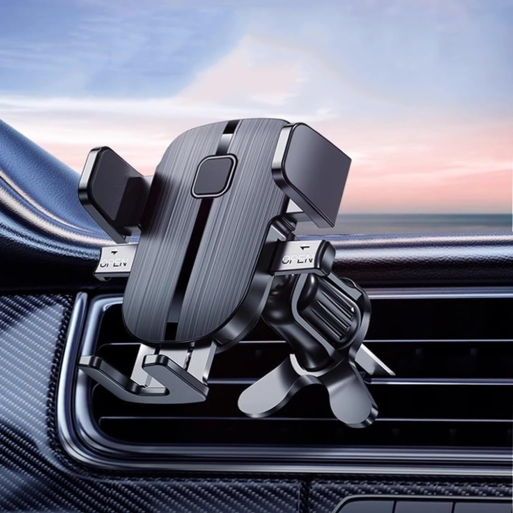 GERLAX GT-14 Universal Car Air Vent Phone Holder Adjustable 360° Rotation - Black