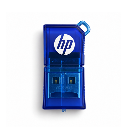 HP USB 3.0 SD Card Reader Plug & Play Blue