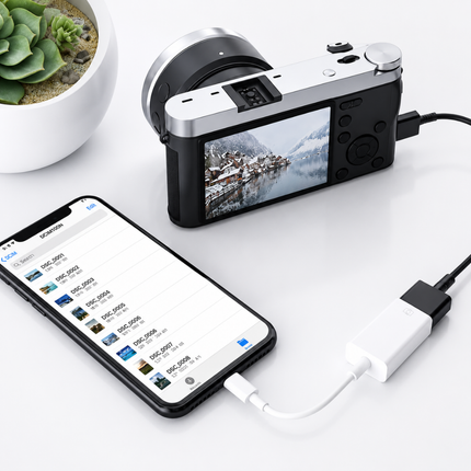 Yesido GS10 Lightning OTG Adapter USB 3.0 15cm White