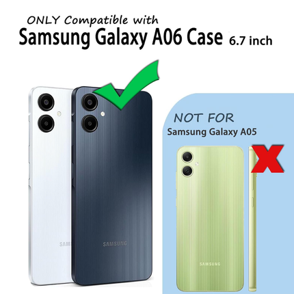Samsung Galaxy A06 6.7 Inch Compatible Clear TPU Protective Case