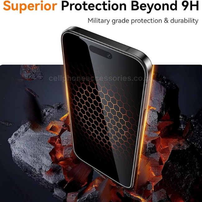 iPhone 15 9D Tempered Glass Screen Protector Compatible Replacement - Pack of 2
