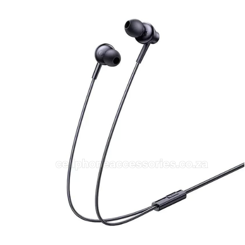 GERLAX E21 Type-C In-Ear Wired Earphones Compatible USB-C Earbuds - Black