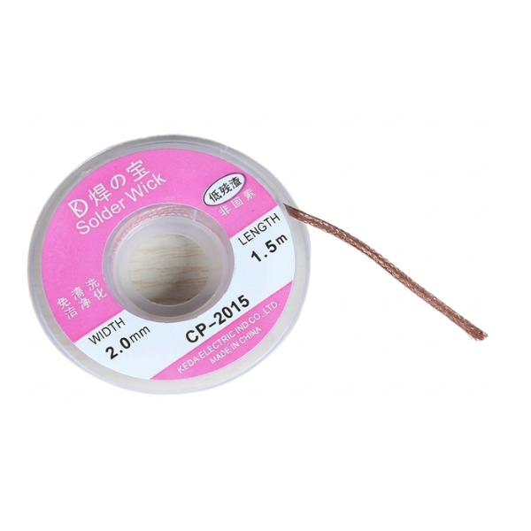 Solder Wick CP-2015 2.0mm x 1.5m Desoldering Braid