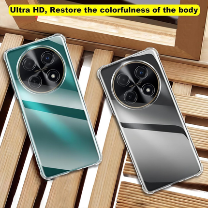 Huawei Nova 14i Compatible Shockproof Transparent Case with Raised Camera Protection