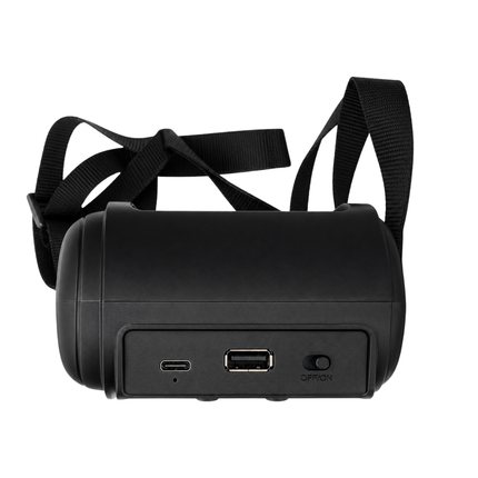 GREATNICE GTS-2005 3 Inch with Microphone and LED Light Portable Wireless Speaker Black
