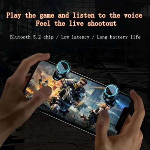 Z5 Gaming TWS Bluetooth 5.2 Wireless Earbuds with Power Bank Case
