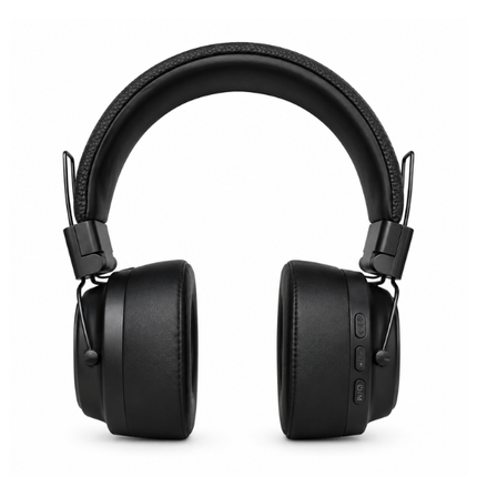 Nesty MH-200 Orbit Wireless Bluetooth Headphones V6.0 with LED Lighting Black