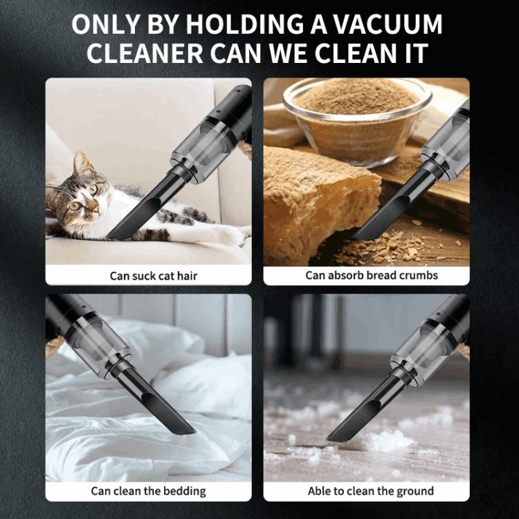3-in-1, Portable Handheld Vacuum Cleaner , Lightweight & Powerful