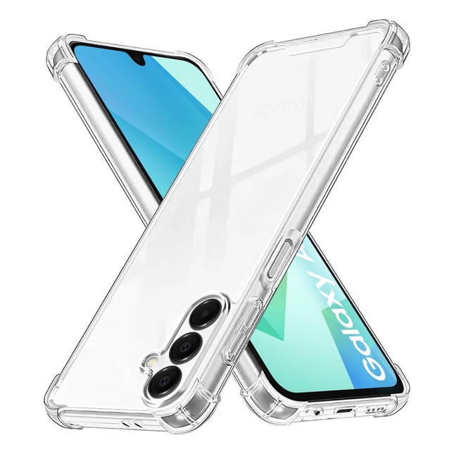 Samsung Galaxy A16, A17 Compatible Crystal Clear TPU Shockproof Back Cover