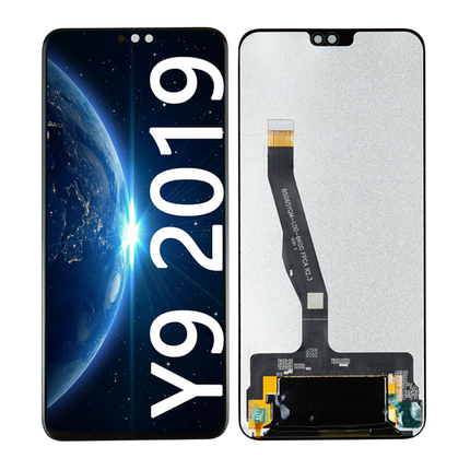 Huawei Y9 2019 Compatible Replacement LCD Touch Screen Black