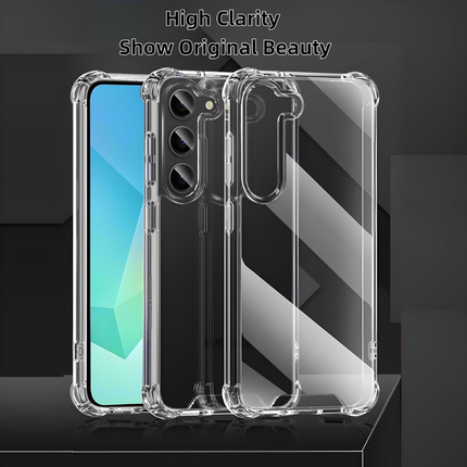 Samsung Galaxy A16, A17 Compatible Crystal Clear TPU Shockproof Back Cover
