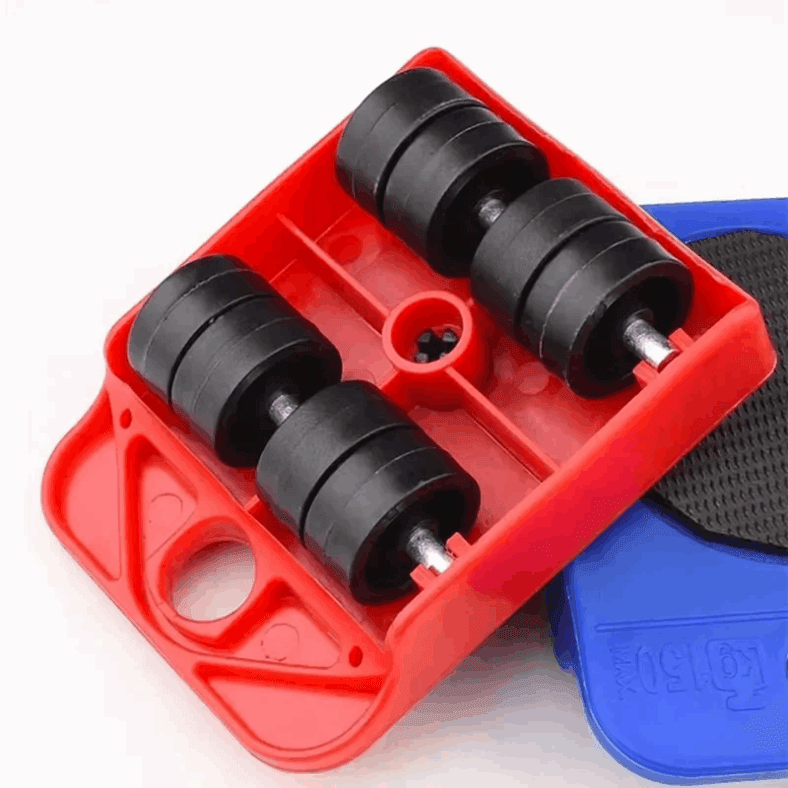 Heavy-Duty Furniture Moving Tool Kit with ABS Pulley Set - Easy Moving Helpers