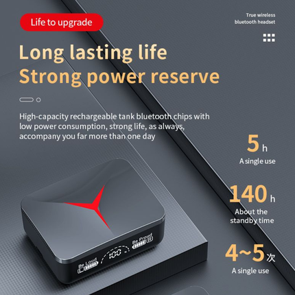 M90 Pro Bluetooth 5.3 Wireless Earbuds with Power Bank Function, Touch Control and Type-C Charging Case