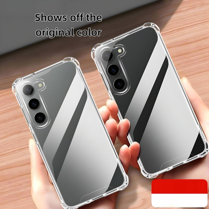 Samsung Galaxy A16, A17 Compatible Crystal Clear TPU Shockproof Back Cover