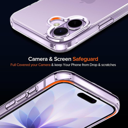 iPhone 11 Compatible Clear TPU Shockproof Case with 4-Corner Airbags