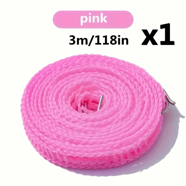 Anti-slip Windproof Drying Rope Drying Clothes Hanging Rope Outdoor Camping Accessories