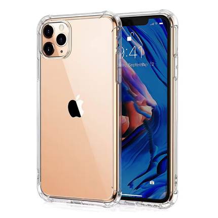 iPhone 11 Pro Max Compatible Clear Shockproof Armor Case TPU Bumper