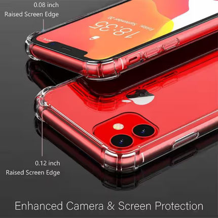 iPhone 11 Pro Max Compatible Clear Shockproof Armor Case TPU Bumper