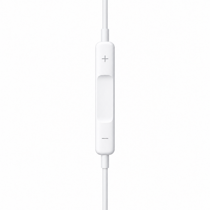 Lightning Connector Wired Earphones Compatible with iPhone In-Ear Headphones with Inline Controls White