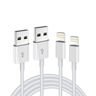 iPhone Lightning USB Fast Charging & Data Sync Cable Pack of 2