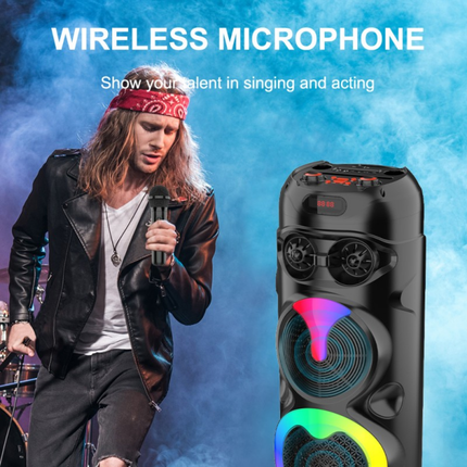 SING-e ZQS8309 8 Inch Portable Party Speaker 40W RGB Bluetooth Speaker