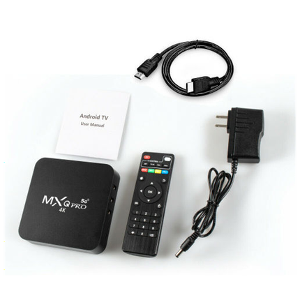 MXQ Pro 4K Android 13 TV Box 4GB+16GB with Remote