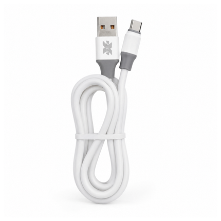 FAST CA-04 USB-A to USB-C Fast Charging Cable 1M 3A 120W Data Transfer Cable - White