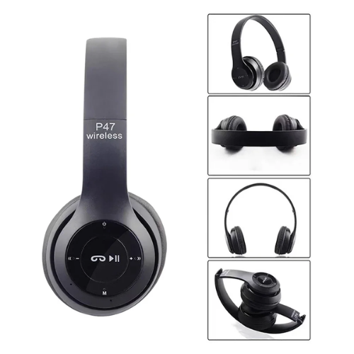 P47 Wireless Bluetooth Headphones Foldable Stereo Headset