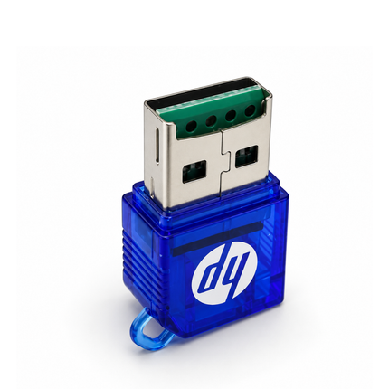 HP USB 3.0 SD Card Reader Plug & Play Blue