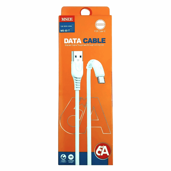 USB Type C Charging Cable & Data Cable for Type C Devices, Super Fast Charging 6A, 1M