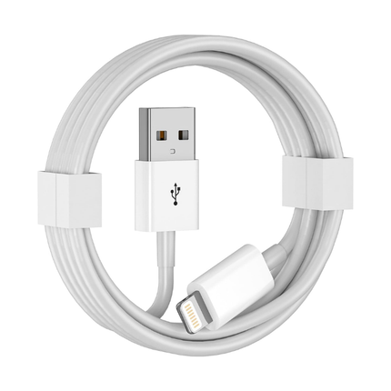 USB-A to Lightning Fast Charging & Data Sync Cable Compatible with iPhone & iPad
