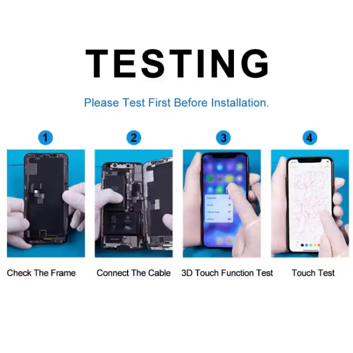 iPhone 13 Compatible Replacement LCD Screen Display Assembly In-Cell Display with Frame – Black