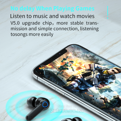 M19 Pro Wireless Earbuds – 9D Hi-Fi Sound + Power Bank Charging Case 9D Hi-Fi stereo sound + integrated power-bank charging case