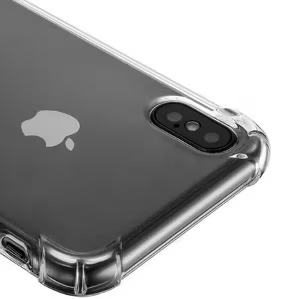 iPhone X , XS Compatible Clear Shock Resistant Armor Case TPU Frame