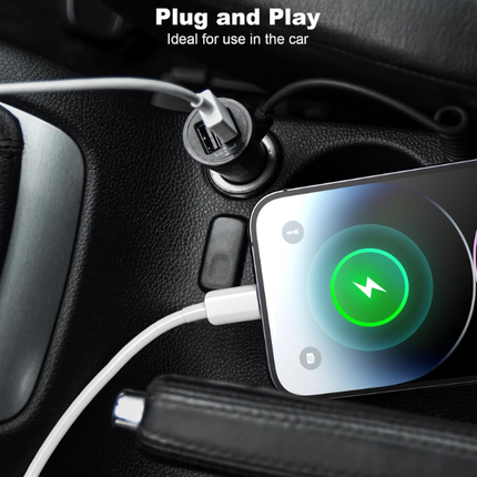 USB-A to Lightning Fast Charging & Data Sync Cable Compatible with iPhone & iPad