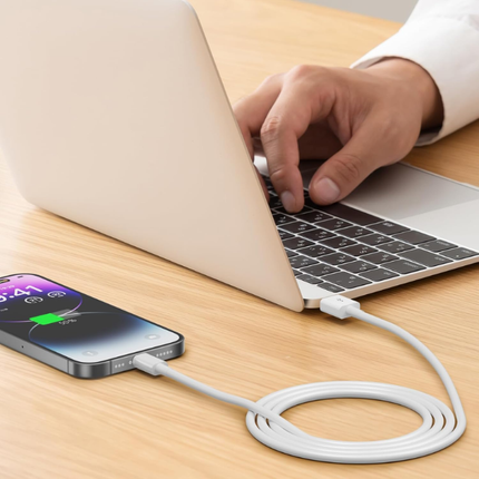 USB-A to Lightning Fast Charging & Data Sync Cable Compatible with iPhone & iPad
