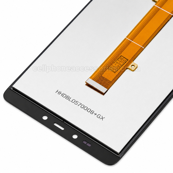 Nokia C2 2nd Edition Compatible TFT LCD Display Screen Replacement with Touch Digitizer Assembly - Black