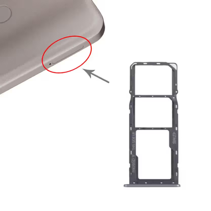 Nokia C22 SIM Card Tray Replacement Compatible with - Black