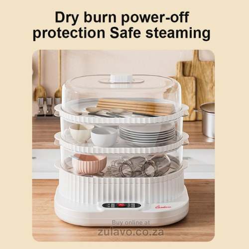 Condere Three-Layer Food Steamer – 10L Large Capacity Smart Steaming Designed for modern families, this steamer combines smart functionality