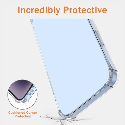 Samsung Galaxy A06 6.7 Inch Compatible Clear TPU Protective Case