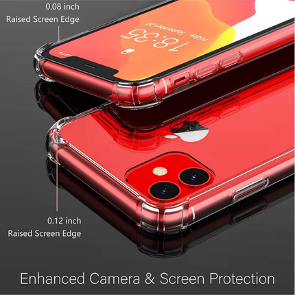 iPhone 12 - 12 Pro Compatible Clear Shockproof Armor Case