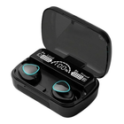 M10 iPhone and Android Compatible TWS Wireless Bluetooth 5.1 Earbuds with LED Display Power Bank Case