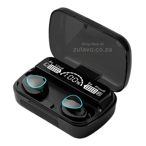 M10 Wireless Earbuds (Bluetooth 5.3) with Powerbank Function Deep bass and crystal-clear audio with a built-in powerbank