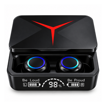 M90 Pro Bluetooth 5.3 Wireless Earbuds with Power Bank Function, Touch Control and Type-C Charging Case