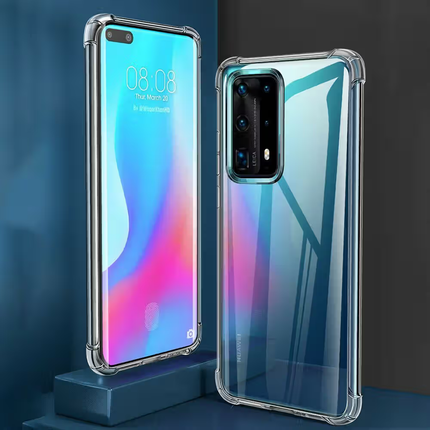 Huawei P40 Pro Compatible Clear Shockproof Armor Case TPU