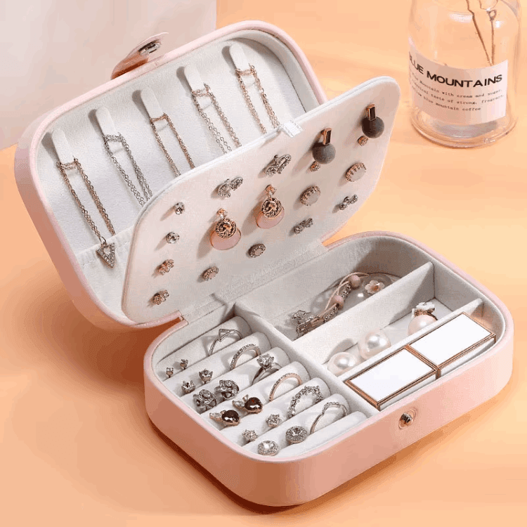 2025 New Advanced Jewelry Storage Box - Ring Bracelet Necklace Earring Ear Studs Organizer Box for Women And Girls