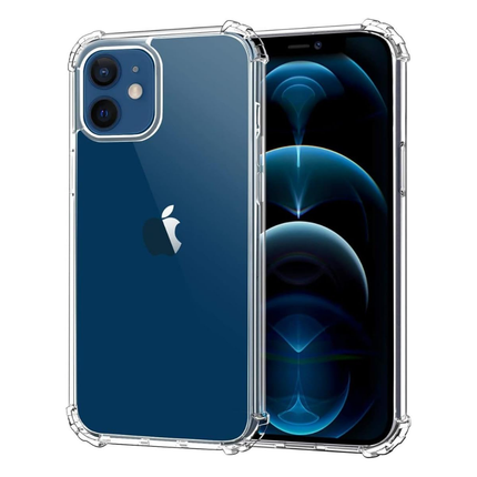 iPhone 12 Mini Compatible Clear Shock Resistant Armor Case TPU Acrylic