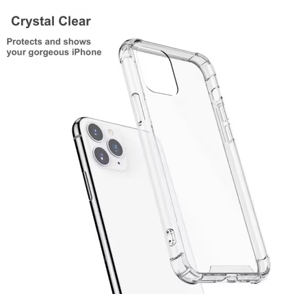 iPhone 12 Mini Compatible Clear Shock Resistant Armor Case TPU Acrylic