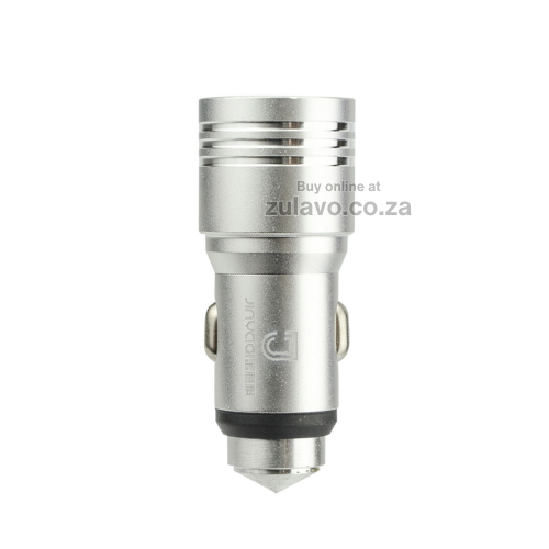Aluminum Alloy Dual USB Fast Charging Car Adapter High-speed charging for two devices at once